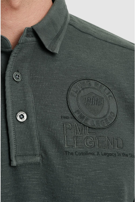 PME legend long sleeve polo shirt structure p