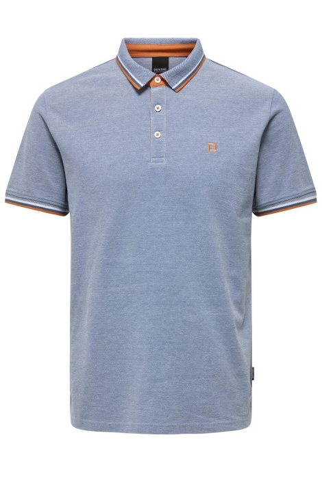 Only & Sons onsfletcher life slim ss polo noos