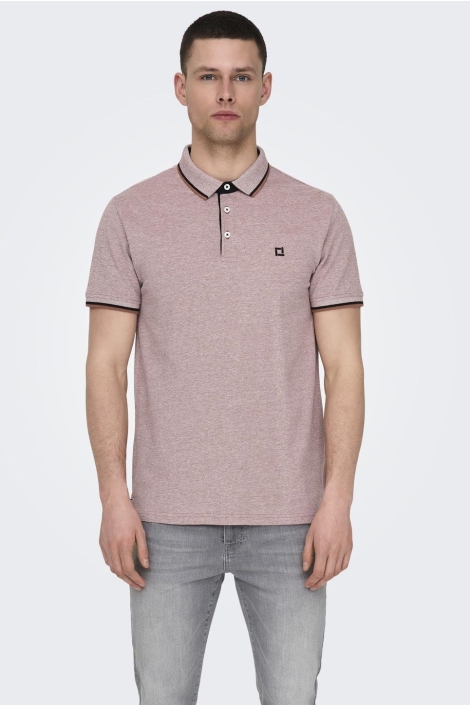 Only & Sons onsfletcher life slim ss polo noos