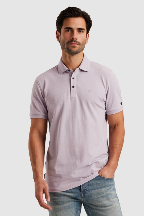 Cast Iron short sleeve polo fine pique essen