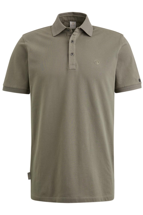 Cast Iron short sleeve polo fine pique essen