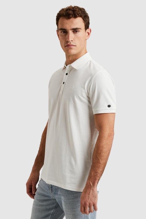 Cast Iron short sleeve polo fine pique essen