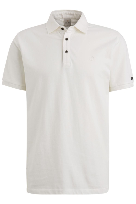 Cast Iron short sleeve polo fine pique essen