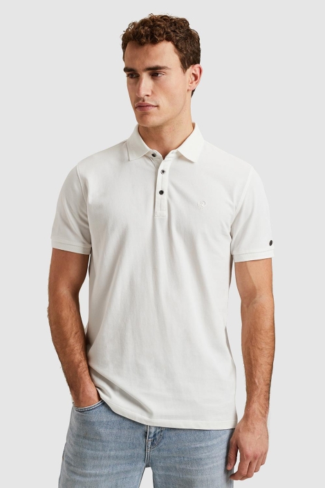 Cast Iron short sleeve polo fine pique essen