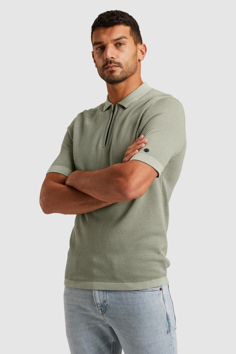 Cast Iron short sleeve polo regular fit cott