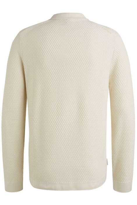 Cast Iron long sleeve polo cotton modal