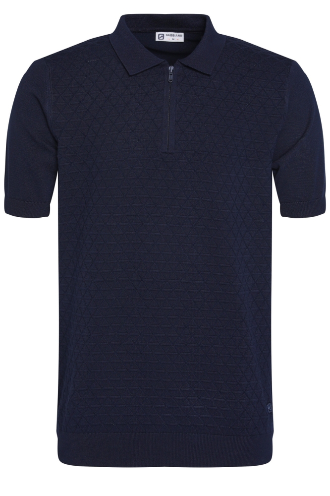 GESTRUCTUREERDE POLO 235524 301 navy