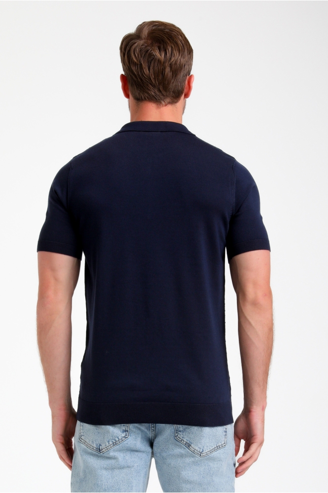 GESTRUCTUREERDE POLO 235524 301 navy