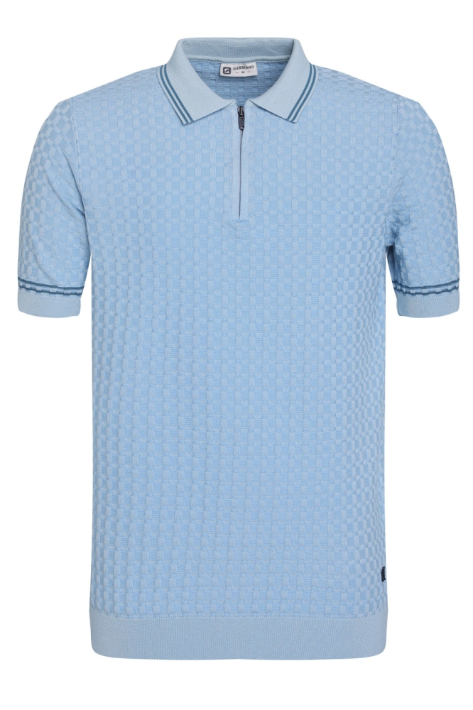 GESTRUCTUREERDE POLO 235525 4001 bright blue