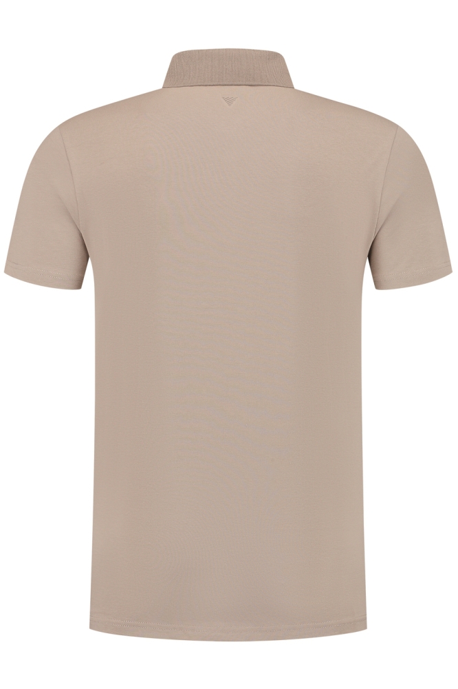 REGULAR FIT POLO 10117 53 TAUPE