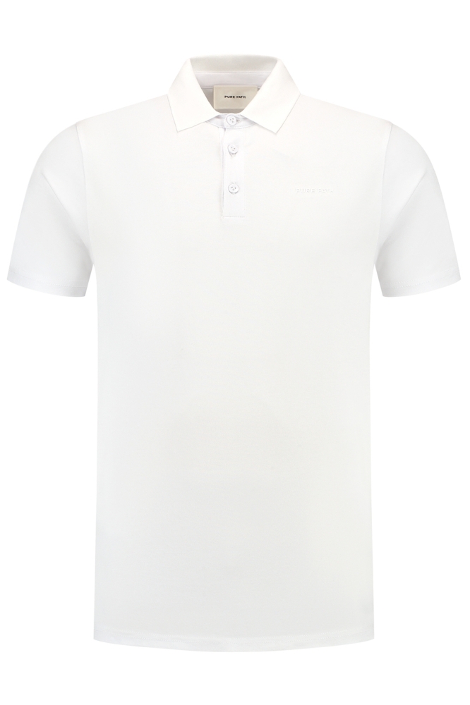 REGULAR FIT POLO 10117 01 WHITE