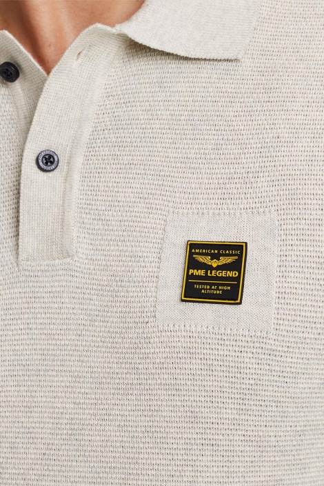 PME legend short sleeve polo cotton