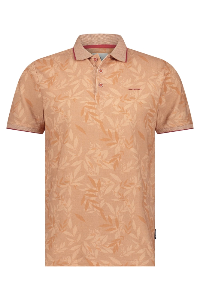 BEDRUKTE JERSEY POLO MET OXFORD KRAAG 46415413 2629