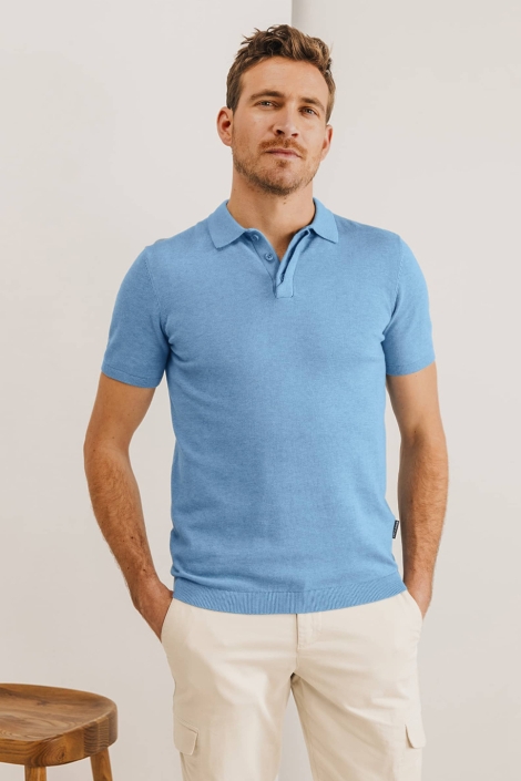 State of Art poloshirt knitted ss