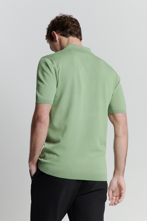 NO-EXCESS pullover short sleeve polo button s