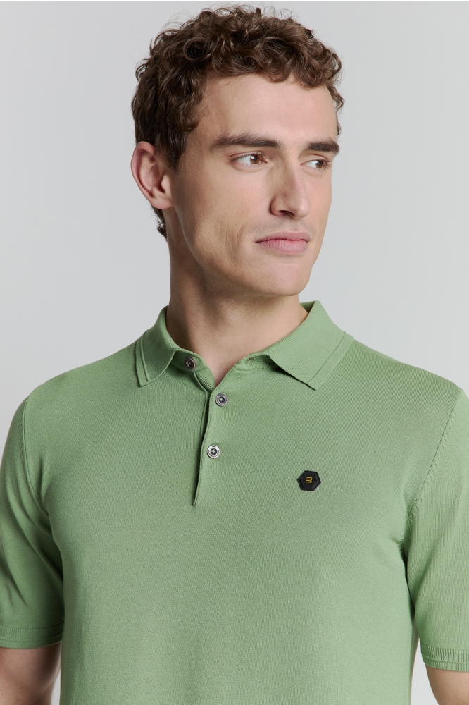 POLO MET KORTE MOUWEN 27210351 050 GREEN