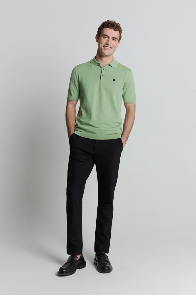 POLO MET KORTE MOUWEN 27210351 050 GREEN