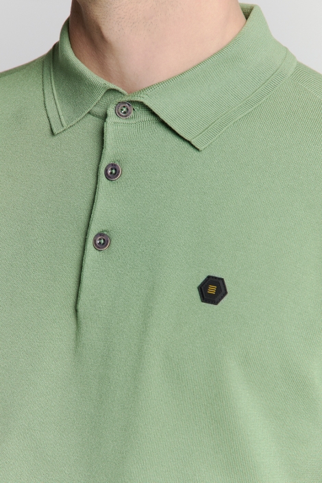 NO-EXCESS pullover short sleeve polo button s