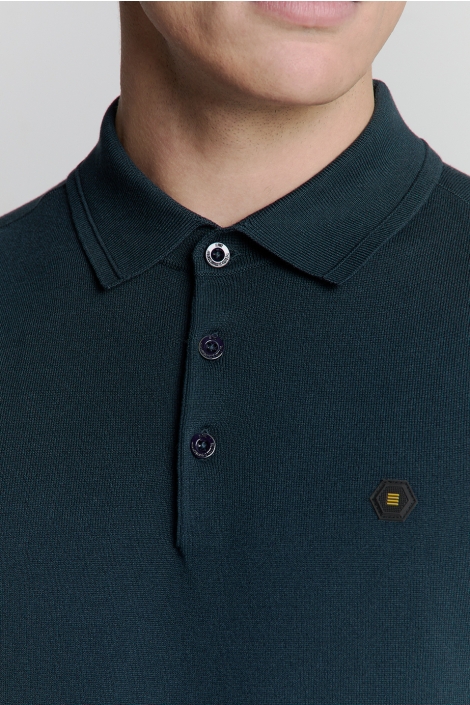 NO-EXCESS pullover short sleeve polo button s