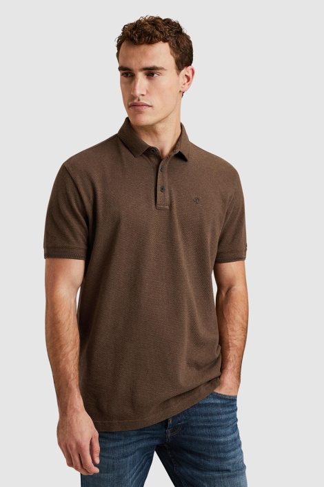 Cast Iron short sleeve polo popcorn jersey m