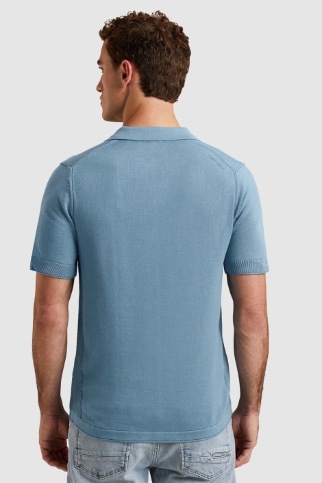 Cast Iron short sleeve polo cotton modal