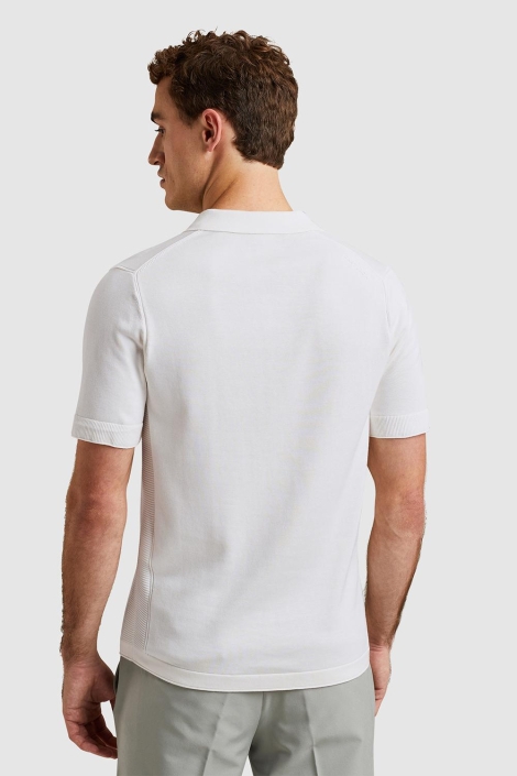 Cast Iron short sleeve polo cotton modal