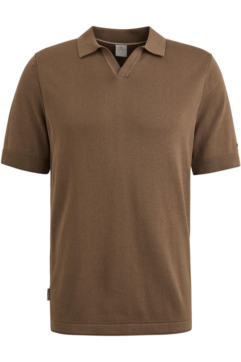 Cast Iron short sleeve polo cotton modal