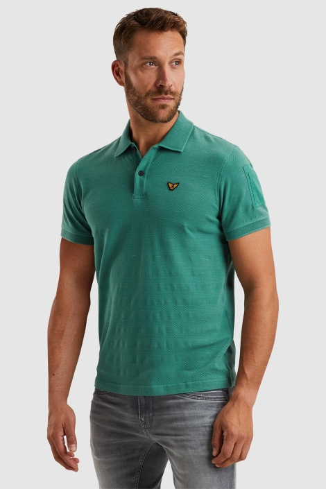 PME legend short sleeve polo jacquard pique