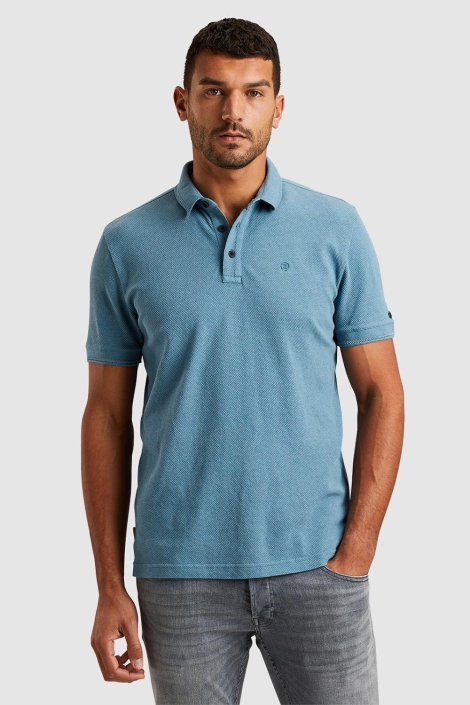 Cast Iron short sleeve polo popcorn jersey m