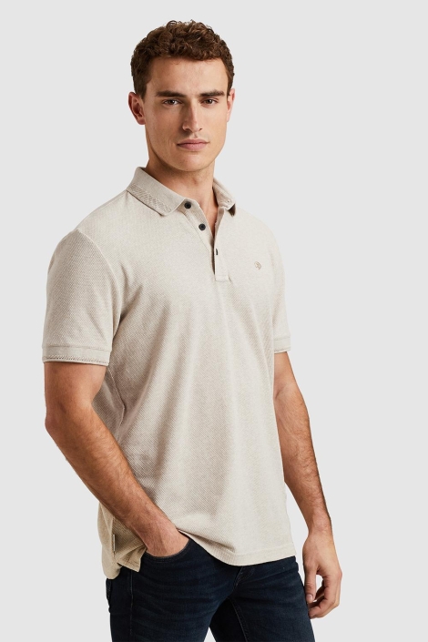 Cast Iron short sleeve polo popcorn jersey m