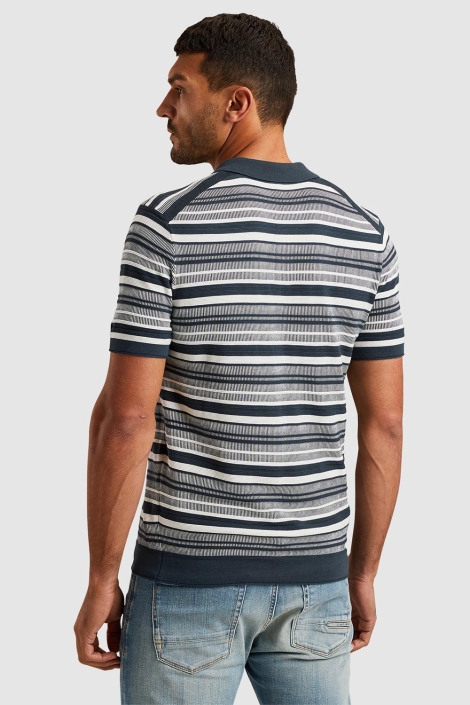 Cast Iron short sleeve polo cotton modal