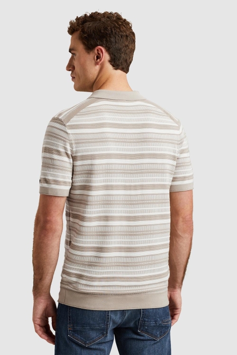 Cast Iron short sleeve polo cotton modal