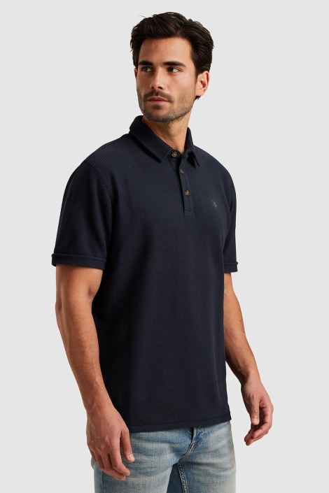 Cast Iron short sleeve polo regular fit twil