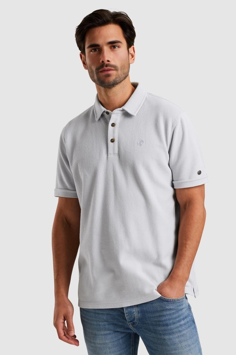 Cast Iron short sleeve polo regular fit twil