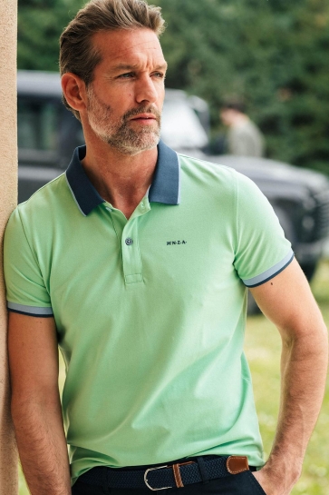 NZA Polo ELIAN 25BN131 1738 Jade Green