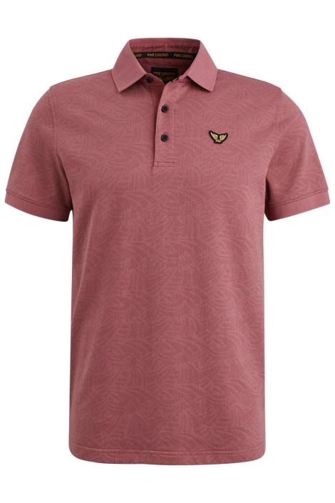 PME legend short sleeve polo jacquard jersey