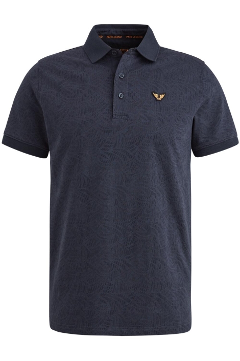 PME legend short sleeve polo jacquard jersey