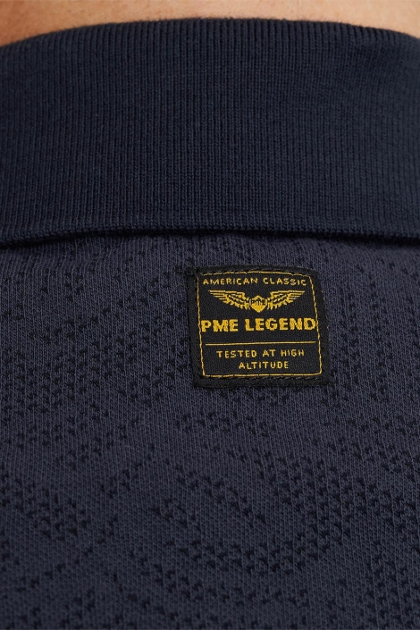 PME legend short sleeve polo jacquard jersey