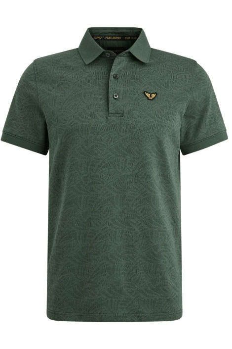 PME legend short sleeve polo jacquard jersey