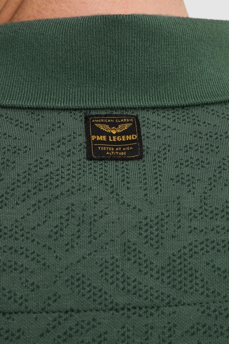 PME legend short sleeve polo jacquard jersey