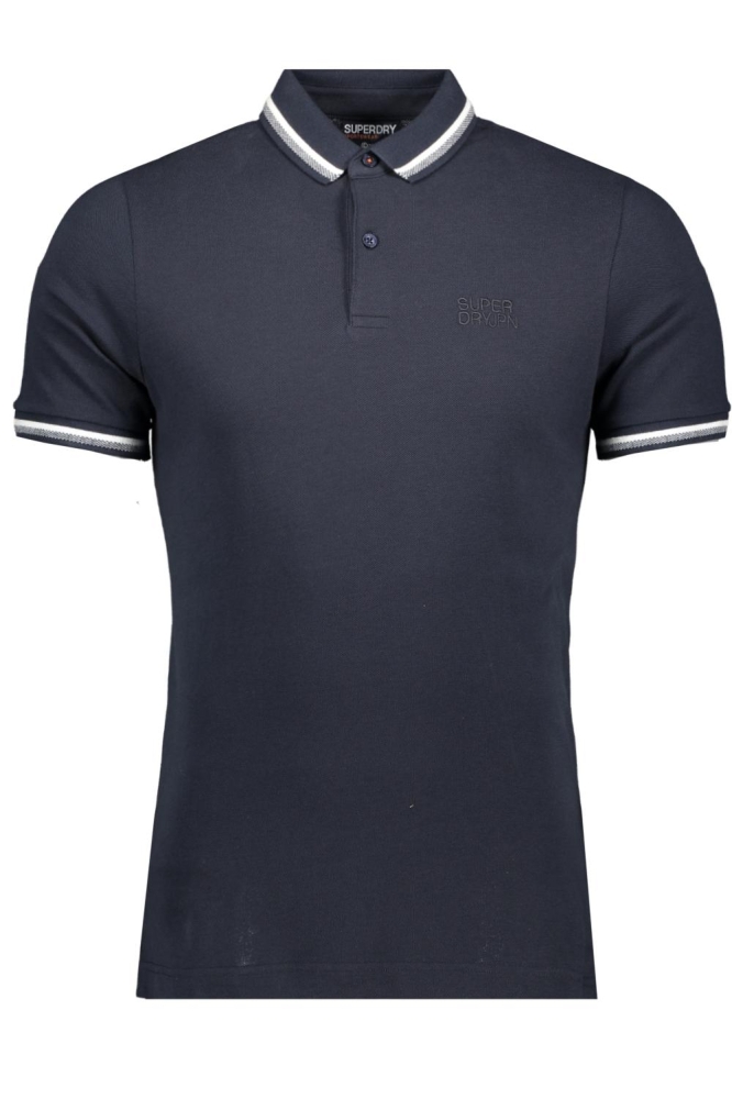 SPORTSWEAR RELAXED TIPPED POLO M1110387A Eclipse Navy