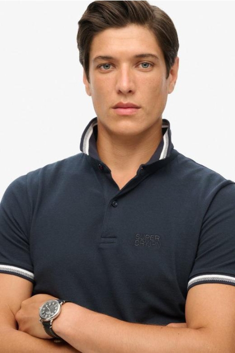 Superdry sportswear relaxed tipped polo