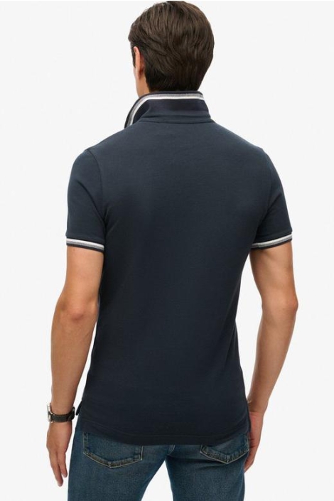 Superdry sportswear relaxed tipped polo