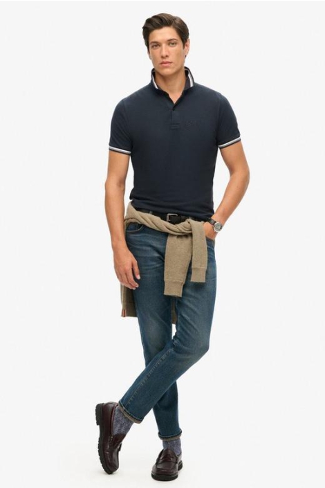 Superdry sportswear relaxed tipped polo