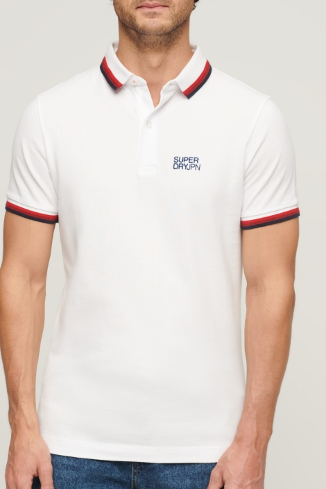 Superdry sportswear relaxed tipped polo