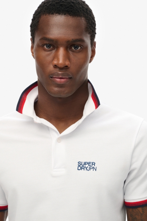 Superdry sportswear relaxed tipped polo