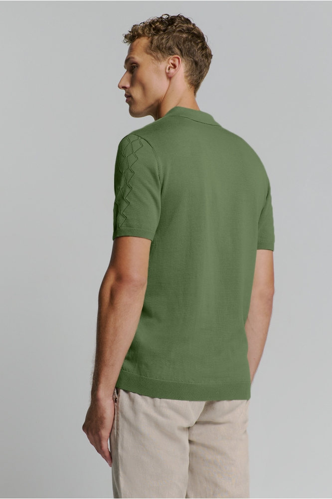 POLO MET KORTE MOUWEN 27210349 050 GREEN