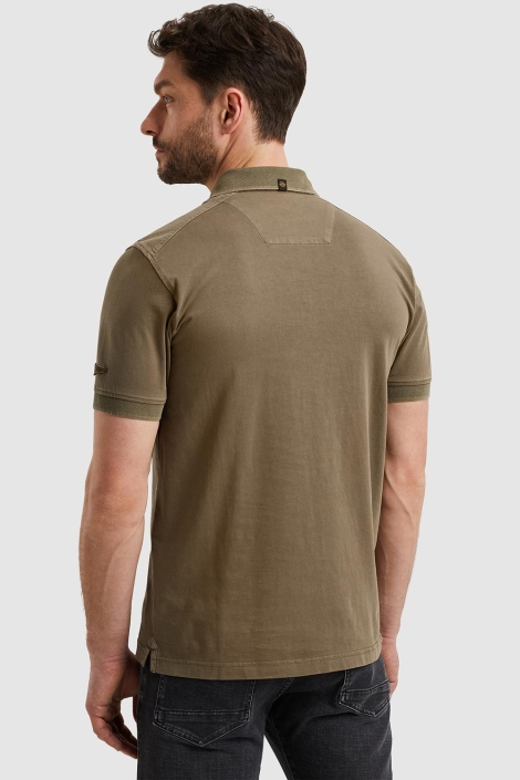 PME legend short sleeve polo cargo garment dy