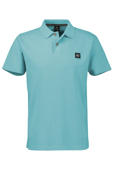 Lerros Polo POLOSHIRT IN ZACHTE WAFELPIQUE KWALITEIT 2543204 456 COASTAL BLUE