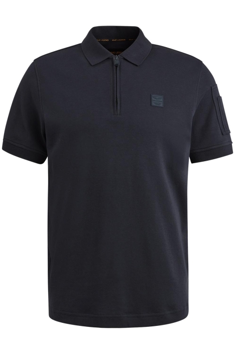 PME legend short sleeve polo interlock melang